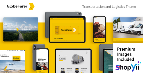 GlobeFarer v1.4.1 - Transportation and Logistics Theme