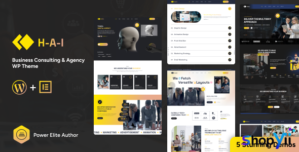 Hai v1.0.7 - Elementor Agency WordPress Theme