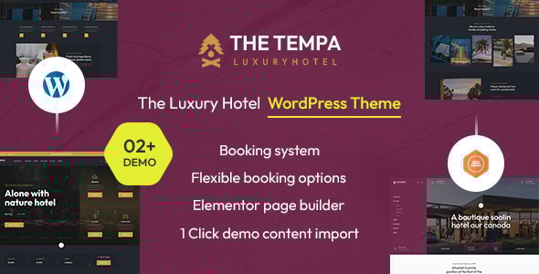Tempa v1.0 - The Luxury Hotel WordPress