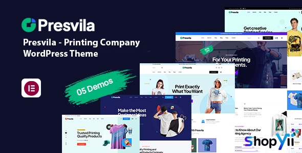 Presvila v1.0 - Printing Company WordPress Theme