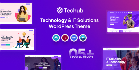 Techub v1.0 – Technology & IT Solutions WordPress Theme