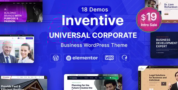 Inventive v1.2 - Multi-Purpose Business WordPress Theme
