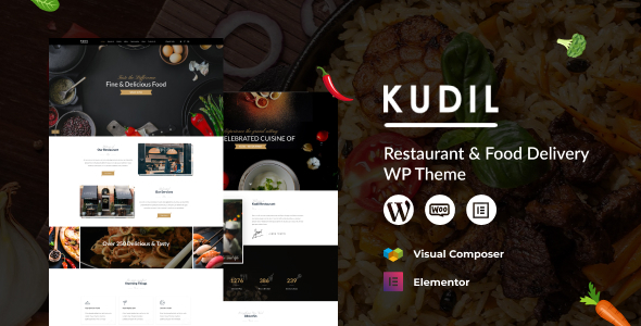 Kudil v3.2 - Cafe, Restaurant WordPress Theme
