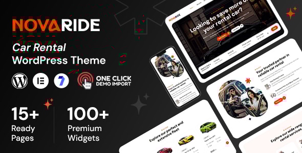 Novaride v1.0.3 - Car Rental WordPress Theme