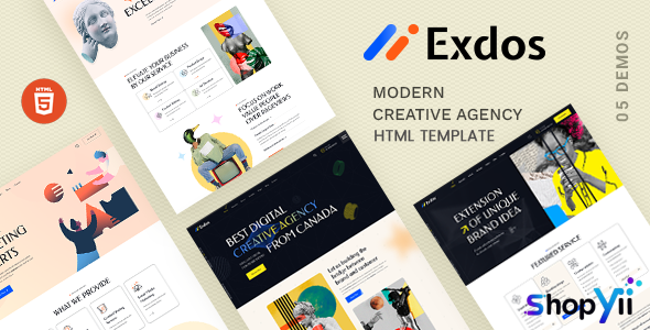 Exdos - Creative Agency HTML Template