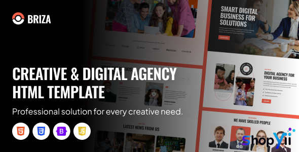 Briza – Creative Digital Agency HTML Template