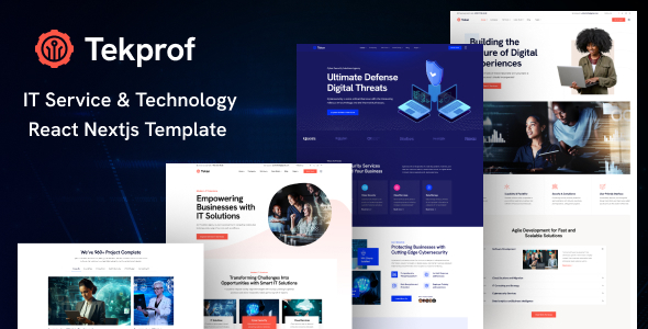 Tekprof - IT Solution & Technology React NextJs Template