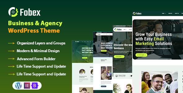 Fobex v1.0.2 - Business & Agency WordPress Theme
