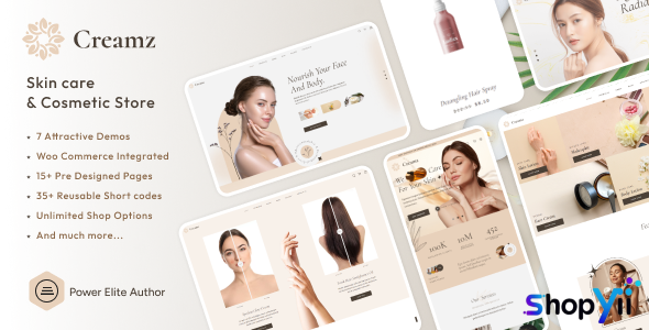 Creamz v1.0.6 - Beauty Salon & Spa WooCommerce