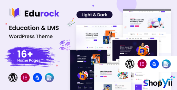 Edurock v1.0.9 - Education WordPress Theme