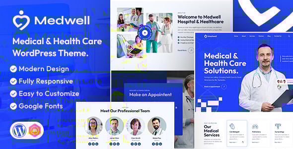 Medwell v1.0 - Medical & Health Care WordPress Theme
