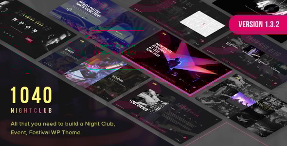 1040 Night Club v1.3.3 - DJ, Party, Music Club Theme
