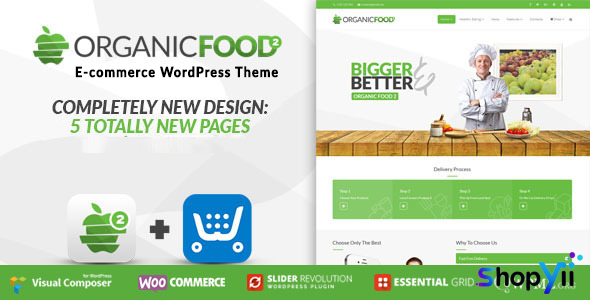 Organic Food v1.3.3 - Farm & Food Business Eco WordPress Theme