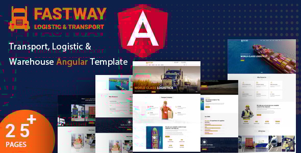 Fastway - Logistic & Transport Angular Template