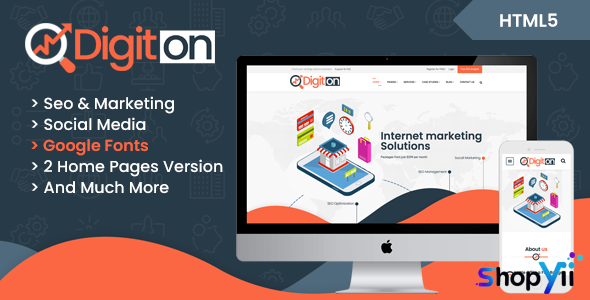 Digiton - SEO and Digital Agency HTML Template