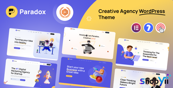 Paradox v1.0 - Creative Agency WordPress Theme