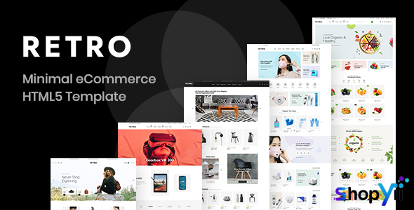 Retro - Clean Minimal eCommerce HTML5 Template