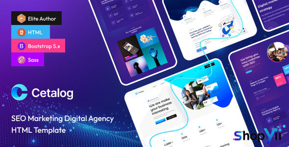 Cetalog - Marketing & SEO Agency HTML Template