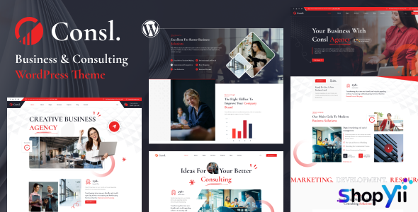 Consl v1.0.1 - Consulting Business WordPress Theme