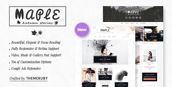 Maple v5.7 - Responsive WordPress Blog Theme