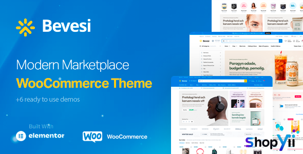Bevesi v1.1.1 - Multi-Vendor and Marketplace WooCommerce Theme