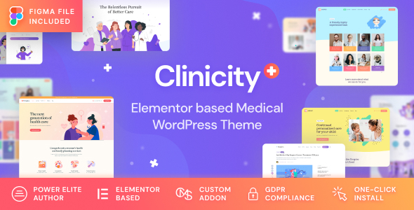 Clinicity v1.2.1 - Health & Medical Elementor Theme