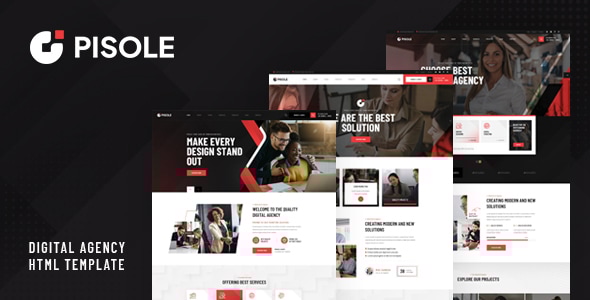 Pisole v1.0 - Digital Agency HTML Template