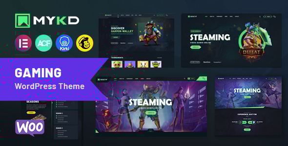 MYKD v1.1 - eSports and Gaming NFT WordPress Theme