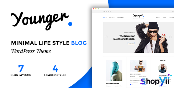 Younger Blogger v1.1 - Personal Blog Theme