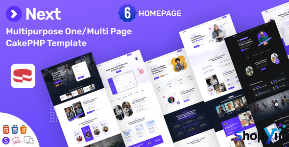 Next - Multi-Purpose CakePHP Template