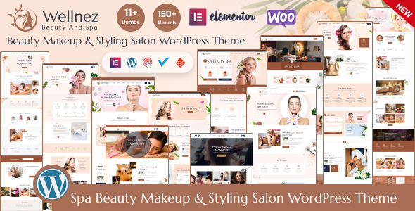 Wellnez v2.3.4 – Beauty Spa & Wellness Salon WordPress Theme