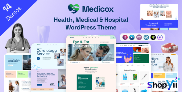 Medicox v1.0 – Health & Medical WordPress Theme