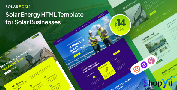 Solargen - Solar Energy HTML5 Template