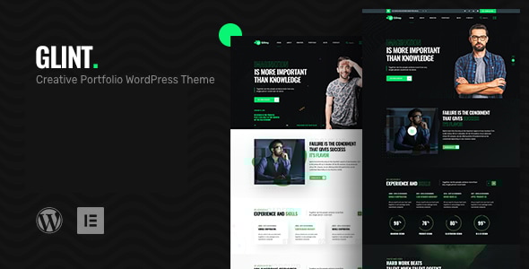 Glint v6.1.0 - Personal Portfolio WordPress Theme
