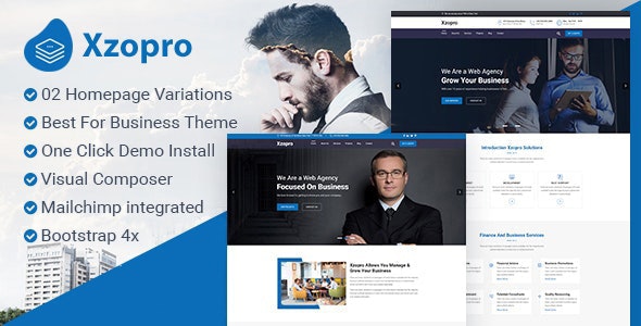 Xzopro v1.1.8 - Finance And Business WordPress Theme