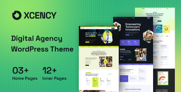 Xcency v1.0.0 - Digital Agency WordPress Theme