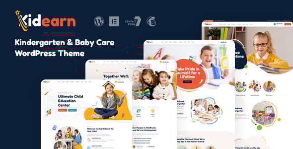 Kidearn v1.1.0 - Kindergarten & Baby Care WordPress Theme