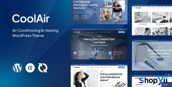 Coolair v1.1.5 - Air Conditioning & Heating HVAC WordPress Theme
