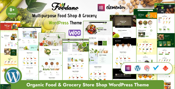 Foodano v1.1.1 - Natural Food Shop WordPress Theme
