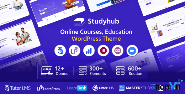 Studyhub v1.1.3 - Education WordPress Theme