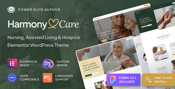 Harmony Care v1.0.1 - Private Nursing Home & Senior Care WordPress Theme