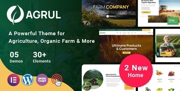 Agrul v1.4.0 - Agriculture WordPress Theme