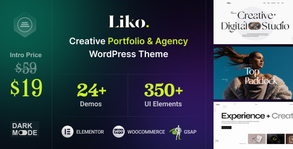 Liko v1.0.2 - Creative Agency & Portfolio WordPress Theme