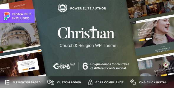 Christian v1.1.0 - Church WordPress Theme