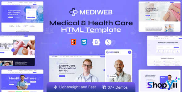 Mediweb – Health & Medical HTML Template