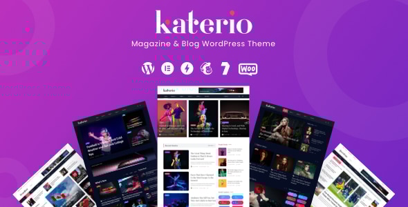 Katerio v1.5.1 - Magazine & Blog WordPress Theme