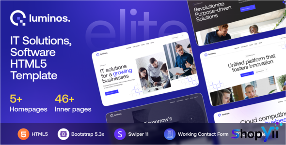 Luminos v1.0.1 - IT Solutions & Technology HTML Template