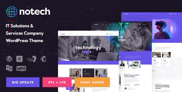 Notech v1.1 - IT Solutions & Services WordPress Theme