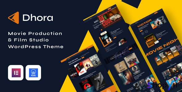 Dhora v1.0.4 – Movie Production & Film Studio WordPress Theme
