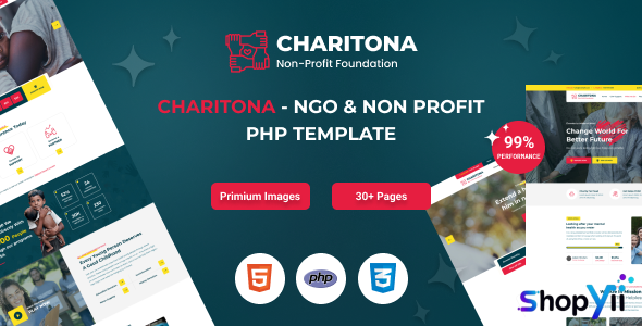 Charitona - Charity & Nonprofit PHP Template